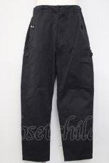 画像1: 【SALE】Karl Helmut / サイドボタン&ロゴ刺繍パンツ  黒 T-24-12-27-025-EL-PA-SA-ZT403 (1)