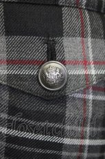 画像4: 【SALE】INGEBORG / チェックパンツ 9 グレーチェック T-24-12-27-006-LO-PA-SA-ZT404 (4)