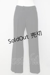 INGEBORG / フロントボタンパンツ S 黒 T-24-12-27-013-LO-PA-SA-ZT404