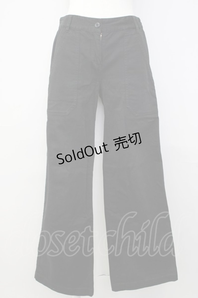 画像1: 【SALE】INGEBORG / サイドダブルポケットパンツ S 黒 T-24-12-27-015-LO-PA-SA-ZT406 (1)