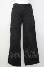 画像1: 【SALE】INGEBORG / サイドダブルポケットパンツ S 黒 T-24-12-27-015-LO-PA-SA-ZT406 (1)