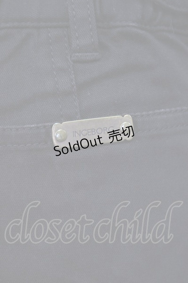 画像3: 【SALE】INGEBORG / サイドダブルポケットパンツ S 黒 T-24-12-27-015-LO-PA-SA-ZT406 (3)