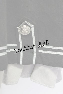 画像5: To Alice / TAポリスサロペットジャンパースカート  黒Ｘ白Ｘシルバー T-25-01-10-015-LO-OP-HD-ZT358