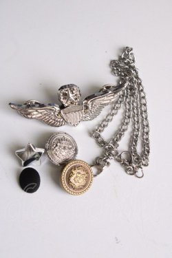 画像6: To Alice / TAポリスサロペットジャンパースカート  黒X白Xシルバー T-25-01-10-015-LO-OP-HD-ZT358