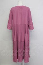 画像2: 【SALE】axes femme / プリーツ切替ワンピース  パープル T-25-01-10-019-AX-OP-HD-ZT358 (2)