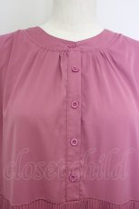 画像3: 【SALE】axes femme / プリーツ切替ワンピース  パープル T-25-01-10-019-AX-OP-HD-ZT358 (3)