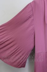 画像4: 【SALE】axes femme / プリーツ切替ワンピース  パープル T-25-01-10-019-AX-OP-HD-ZT358 (4)