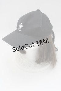 EATME / チュールリボンキャップ  ブラック T-25-01-12-033-LO-AC-SA-ZI