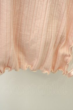 画像4: lilLilly / リブフリルワンピース  ピンク T-25-01-12-007-LO-OP-SA-ZI