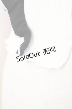 画像3: lilLilly / バイカラーフリルリボントップス  白Ｘ黒 T-25-01-12-001-LO-TO-SA-ZI