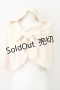Fi.n.t / フードニットケープ  ベージュ T-25-01-12-003-CA-JA-SA-ZI