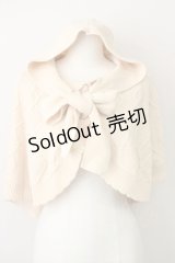 Fi.n.t / フードニットケープ  ベージュ T-25-01-12-003-CA-JA-SA-ZI