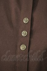 画像5: Rozen Kavalier / スナップボタンシャツワンピース  ブラウン T-25-01-15-019-OO-OP-SA-ZI (5)