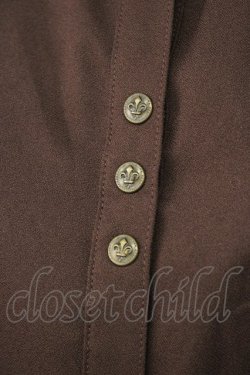 画像5: Rozen Kavalier / スナップボタンシャツワンピース  ブラウン T-25-01-15-019-OO-OP-SA-ZI