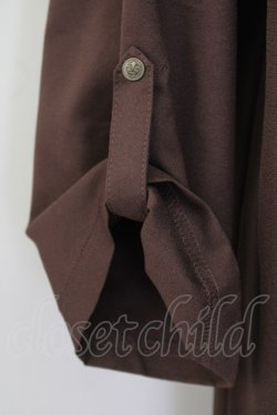 画像6: Rozen Kavalier / スナップボタンシャツワンピース  ブラウン T-25-01-15-019-OO-OP-SA-ZI