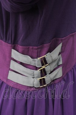 画像3: Ozz oneste / ウエストベルトデザインシースルーロングカーディガン  パープル T-25-01-15-022-OO-TO-SA-ZI