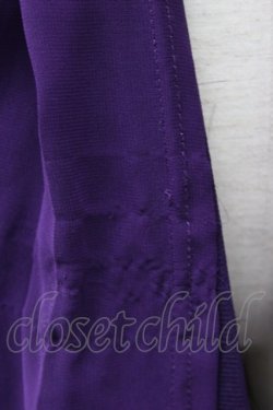 画像8: Ozz oneste / ウエストベルトデザインシースルーロングカーディガン  パープル T-25-01-15-022-OO-TO-SA-ZI