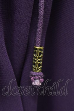 画像11: Ozz oneste / ウエストベルトデザインシースルーロングカーディガン  パープル T-25-01-15-022-OO-TO-SA-ZI