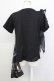 画像2: T.KUNITOMO / 夜景プリント変形Tシャツ  ブラック T-25-01-15-025-GO-TS-SA-ZI (2)