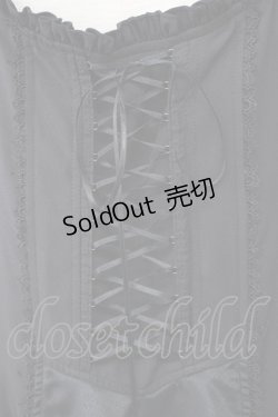 画像3: Ozz oneste / フロント編み上げジャンパースカート  黒 T-25-01-15-029-OO-OP-SA-ZI