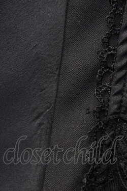 画像8: Ozz oneste / フロント編み上げジャンパースカート  黒 T-25-01-15-029-OO-OP-SA-ZI