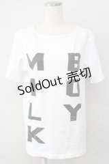 MILKBOY / BIGLOGO TEE  ホワイト T-25-01-15-035-MB-TS-SA-ZI