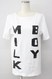 MILKBOY / BIGLOGO TEE  ホワイト T-25-01-15-035-MB-TS-SA-ZI