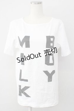 画像1: MILKBOY / BIGLOGO TEE  ホワイト T-25-01-15-035-MB-TS-SA-ZI