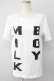 画像1: MILKBOY / BIGLOGO TEE  ホワイト T-25-01-15-035-MB-TS-SA-ZI (1)