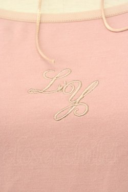 画像3: lilLilly / バックオープンパワショルトップス  ピンク T-25-01-15-007-LO-TO-SA-ZI