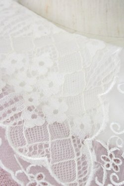 画像4: axes femme POETIQUE / 付け襟ニットワンピース  ピンク T-25-01-15-013-AX-OP-SA-ZT496