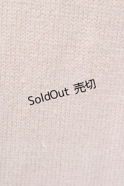 画像11: 【SALE】axes femme POETIQUE / 付け襟ニットワンピース  ピンク T-25-01-15-013-AX-OP-SA-ZT496