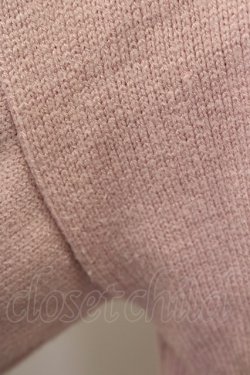 画像12: axes femme POETIQUE / 付け襟ニットワンピース  ピンク T-25-01-15-013-AX-OP-SA-ZT496