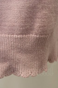 画像13: axes femme POETIQUE / 付け襟ニットワンピース  ピンク T-25-01-15-013-AX-OP-SA-ZT496