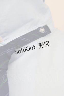 画像4: F i.n.t / マルチストライプネクタイ付きシャツワンピース  ライトブルー T-25-01-17-027-CA-OP-HD-ZI