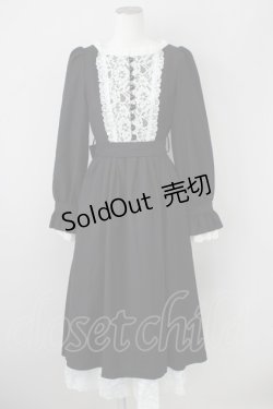 画像1: Sheglit / "Lycoris Fawn"ドレスワンピース  黒X白 T-25-01-17-029-EL-OP-HD-ZI