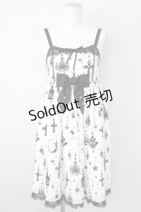 Angelic Pretty / Holy Lanternハイウエストジャンパースカート  アイボリー T-25-01-17-017-AP-OP-HD-ZS