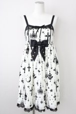 画像1: Angelic Pretty / Holy Lanternハイウエストジャンパースカート  アイボリー T-25-01-17-017-AP-OP-HD-ZS (1)