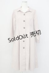 an another angelus / 変形カラープリーツレース切替コート  ベージュ T-25-01-18-020-CA-CO-SA-ZI