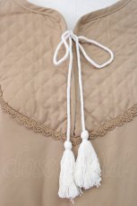 画像3: 【SALE】axes femme / キルティングブロッキングワンピース  ベージュ T-25-01-18-022-AX-OP-SA-ZT461 (3)