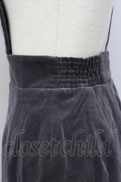 画像3: MILK / Velveteenバニーイヤースカート  グレーXシルバー T-25-01-18-033-ML-SK-SA-ZI