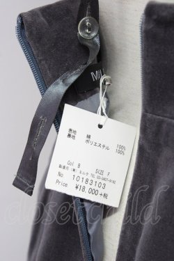 画像6: MILK / Velveteenバニーイヤースカート  グレーXシルバー T-25-01-18-033-ML-SK-SA-ZI