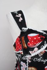 画像3: Angelic Pretty / French Cafe胸リボンジャンパースカートSet  黒 T-25-01-20-024-AP-OP-SA-ZY (3)