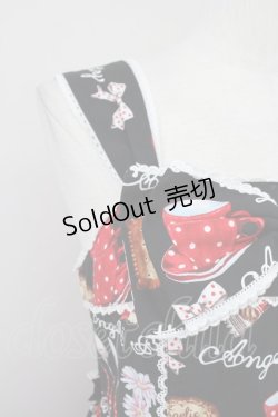画像3: Angelic Pretty / French Cafe胸リボンジャンパースカートSet  黒 T-25-01-20-024-AP-OP-SA-ZY