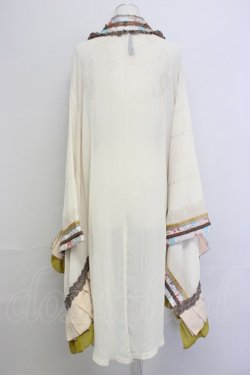 画像2: Ozz oneste /  チャイナタッセル着物袖ロングカーディガン  アイボリー T-25-01-20-016-OO-TO-SA-ZI