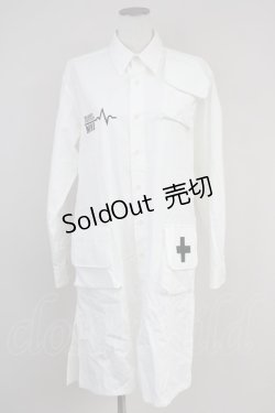 画像1: MILKBOY / DOCTOR'S COAT  ホワイト T-25-01-20-017-MB-OP-SA-ZI