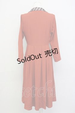 画像2: 【SALE】an another angelus / ストライプスカーフ付きワンピース F オレンジ T-25-01-22-016-CA-OP-SZ-ZT016