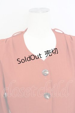 画像4: 【SALE】an another angelus / ストライプスカーフ付きワンピース F オレンジ T-25-01-22-016-CA-OP-SZ-ZT016