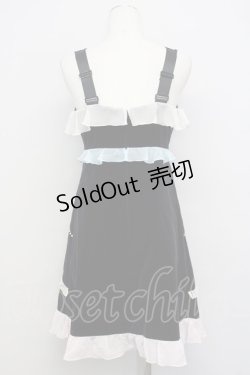 画像2: MILK / リリ・ドールDress  ブラック×シャーベット T-25-01-22-019-ML-OP-SZ-ZT016