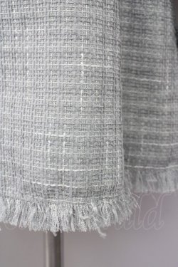 画像3: pium / ドーリーフリルツイードコート  グレー T-25-01-24-016-LO-CO-SA-ZT-C028